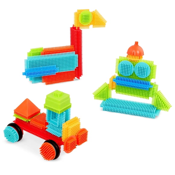 Set de juego Building Blocks Battat Bristle Blocks de 50 piezas para 2 años o más