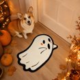 thumbnail image 2 of Yhmxh Halloween Bathroom Rugs, Halloween Ghost Shaped Bath Mats, Farmhouse Non-Slip Area Rug, Fluffy Absorbent Ghost Doormat for Bathroom Halloween Decorations 15.7x23.6 Inches, 2 of 6