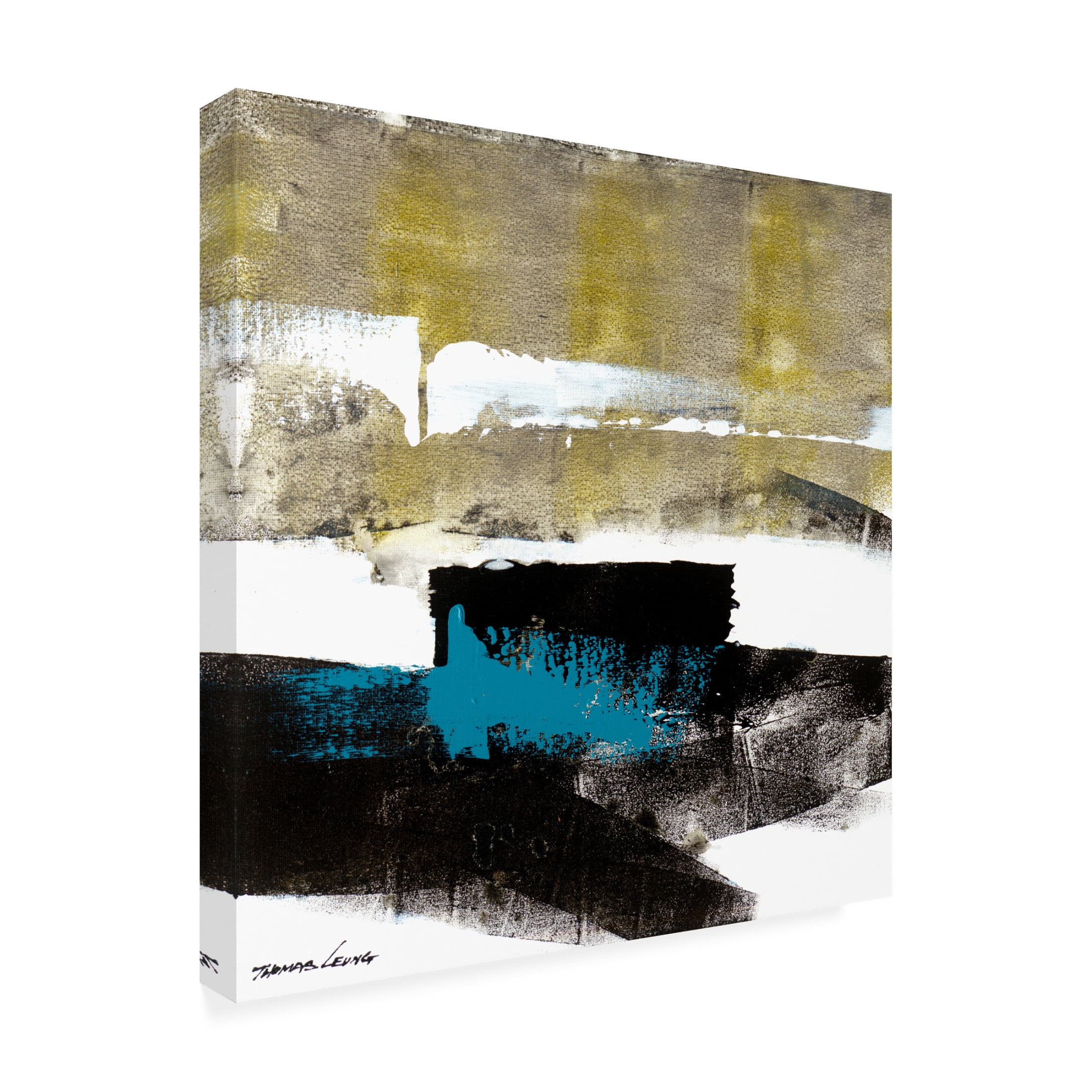 Canvas Wall Art - Thomas Leung 'Wave 11' Wall Art for Living Room, Bedroom, or Office Décor by Trademark Fine Art - 24 x 24 Inches