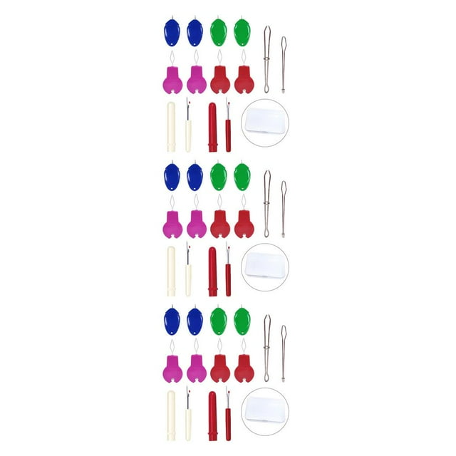 Toystoory Enhebrador de agujas, máquina de coser, herramientas manuales, agujas pequeñas simples, ojo, bordado para el hogar, artesanía DIY, Type1 NO1