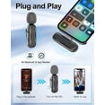 thumbnail image 2 of MCIN Wireless Lavalier Microphone for iPhone iPad, Dual Lapel Microphone Wireless with Noise Reducti Banmo, 2 of 5