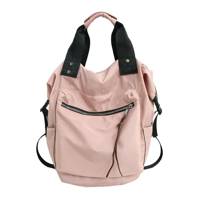 MesaSe Schoolbag High Capacity Waterproof Backpack Portable Handle Zipper Closure Knapsack Two-way Carry Great Load Bearing Bag