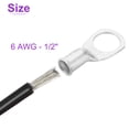 thumbnail image 3 of 12 Pcs 6 AWG - 5/16" Tinned Copper Cable Lugs, Battery Cable End with 12pcs Heat Shrink, 3 of 7