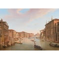 thumbnail image 2 of Frans Vervloet 14x11 Gold Ornate Wood Frame and Double Matted Museum Art Print Titled - Venice, Grand Canal, 2 of 4