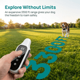 thumbnail image 3 of 3000FT Remote Dog Training Collar, Waterproof Rechargeable E‑Collar with Beep, Vibration(0-99) & Safe Shock(0-99) for 2 Dogs, 3 of 11