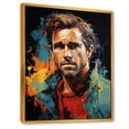 thumbnail image 2 of Designart "Ruby Reynolds In Portrait" Pop Art Floater Framed Canvas Art Print, 2 of 5