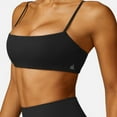 thumbnail image 4 of Active Women's Square Neck Sports Bra with Thin Straps - X Large, Black, 4 of 7