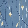 thumbnail image 4 of Nourison Grafix Transitional Botanical Light Blue 3' x 5' Area Rug, (3' x 5'), 4 of 7