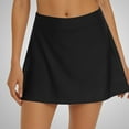 thumbnail image 2 of Swim Shorts Women Fashion Skirt Cover Up Skirt Womens Clothing,Black,L, 2 of 4