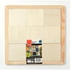 Plaid 13" x 13" Wooden Tile Board, 9 Piece