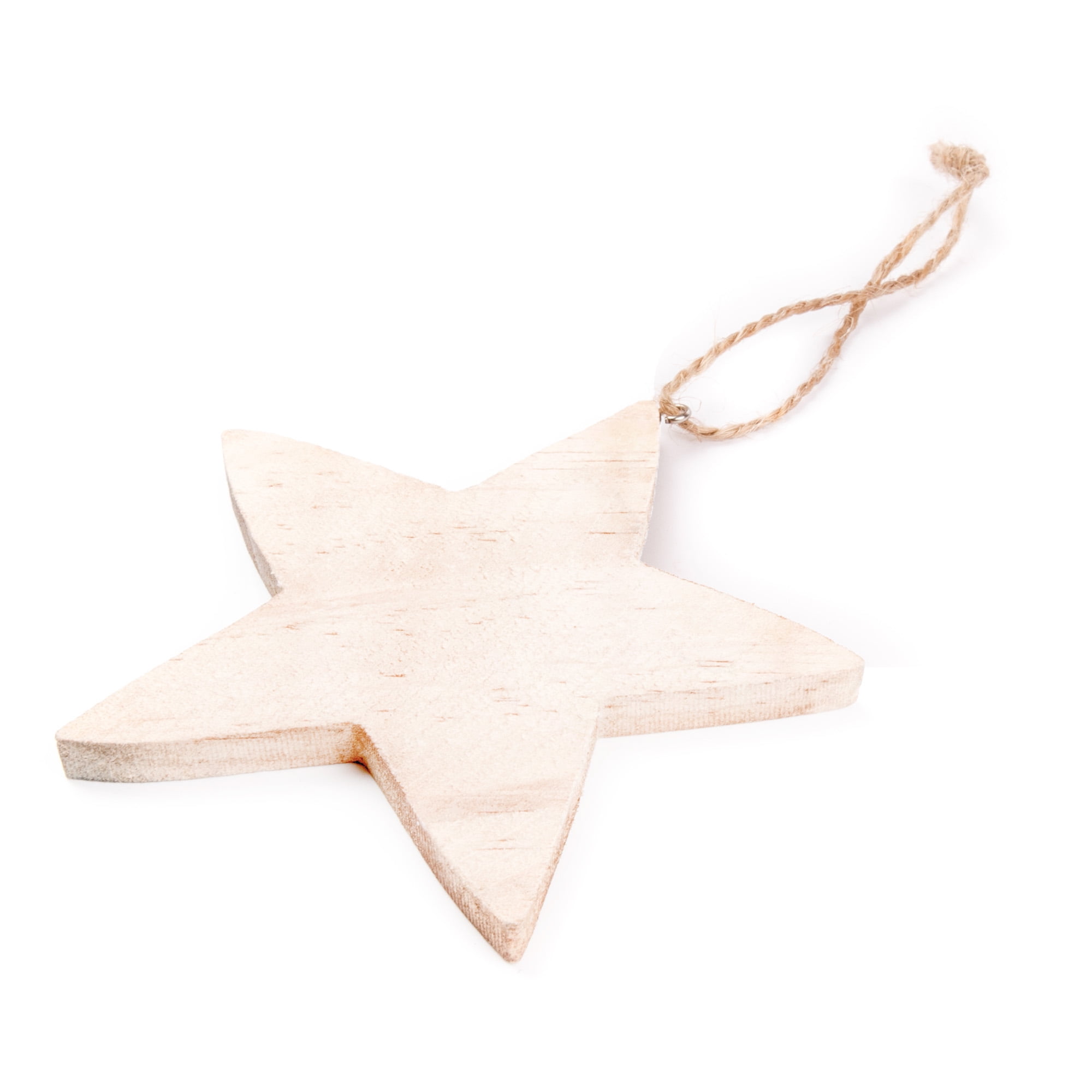 (3 pack) On the Surface Wooden Star, Brown Wood Star Cutout Décor