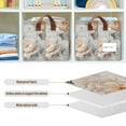 thumbnail image 4 of Yayeee Foldable Storage Basket for Shelves with Handles Waterproof Cloth Bins, Beautiful Floral, 4 of 7