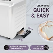 Inspirex 4-Slice Touchscreen Toaster, White