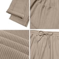 thumbnail image 6 of Big and Tall Pants for Men Corduroy Straight Leg Relaxed Fit Drawstring Spring Fall Casual Travel Trousers, 6 of 7