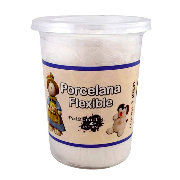 Pasta Francesa Moldeable Porcelana Flexible Policraft 1 Kg Manualidades Decoracion Diseño Arte