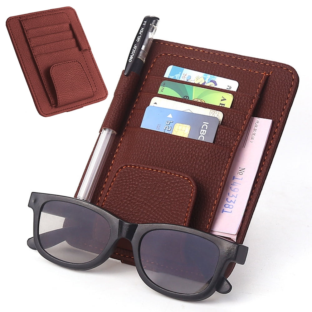 1000D Molle Car Sun Visor Organizer Pouch Bag Card Pen Glasses Storage Holder 
