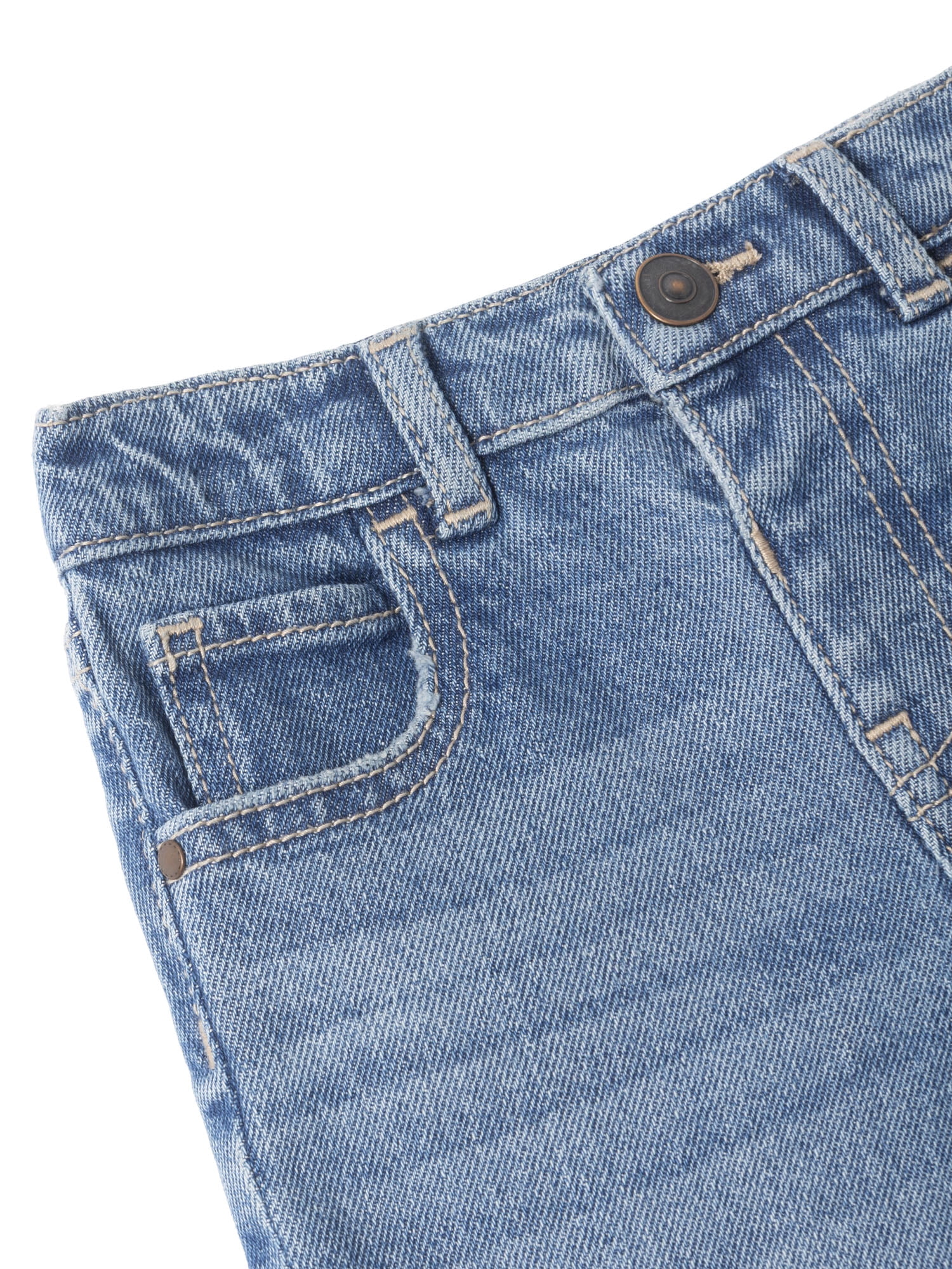 Wonder Nation Toddler Girl Fashion Denim Jeans, Sizes 12M-5T