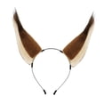 thumbnail image 2 of Diadema con orejas de ardilla marrón para mujeres y niñas, aro para el pelo para juegos de rol, vacaciones, 2 of 8