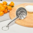 thumbnail image 4 of 3pcs Stainless Steel Funnels Set Kitchen Oil Funnel Long Handle Strainer for Transferring Fluid Liquid, 4 of 9