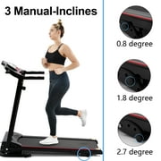 FYC 2.5HP Folding Treadmills for Home with Bluetooth & Incline, Portable Running Machine Electric Compact Treadmills Foldable for Exercise Home Gym Fitness Walking Jogging
