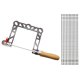thumbnail image 1 of Manual de sierra de alambre de 4 pulgadas herramientas de mano duraderas guía Dowel Jig Kit Afortunado Sencillez, 1 of 4