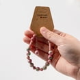 thumbnail image 6 of 50pcs Jewelry Display Card Price Tag Foldable Blank Kraft Paper Holder For Necklace Bracelet Headband Hairband Hanging Packaging Brown, 6 of 6