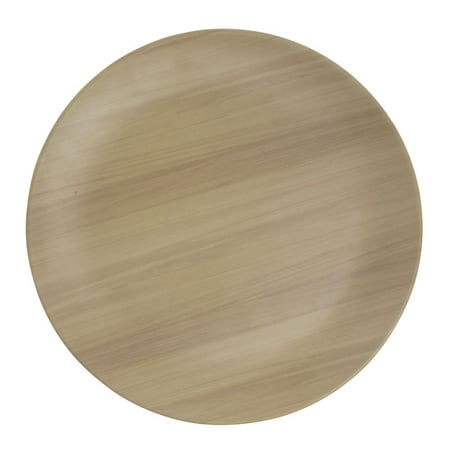 Salad Plate with Butcher Block Finish - 8