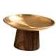thumbnail image 1 of Soporte para pasteles, postres, bandeja para aperitivos, pedestal alto de madera, redondo, para aperitivos S tamaño de oro, 1 of 9