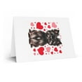 thumbnail image 2 of DistinctInk Greeting Card / Note Card - Valentine's Day Affenpinscher - PACK of 1, 2 of 7