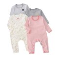 thumbnail image 4 of DHFJKG Baby Toddler Jumpsuits Winter Clothes Floral Print Long Sleeve Onesie For Boy Girl 0-3 Years Lightweight Cozy One-Pieces, 4 of 4