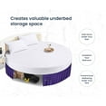 thumbnail image 3 of SGI Bedding Round Bed Skirt |Wrap Around Microfiber Bed Skirt | Fade Resistant, Wrinkle Free, Anti-static, Decorative, Extra Storage Space, Clutter-Free | 80" Diameter / 16" Drop, Purple, 3 of 8