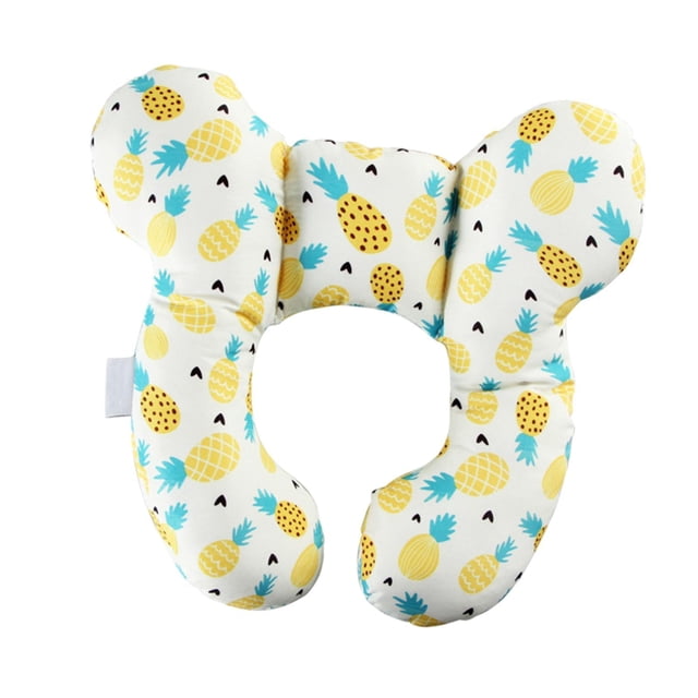 Almohada De Apoyo Para El Cuello Del Bebé Almohada De Alimentación Del Bebé Para Cochecito De Viaje Bebé Piña