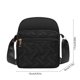 thumbnail image 3 of Bolso bandolera para mujer | Moderno bolso pequeño de pana con correa ajustable, bolsa desmontable, compacto y ligero, 15 x 18 x 7,6 cm | Ideal para viajes, compras, senderismo, uso diario., 3 of 6
