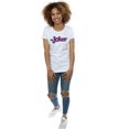 thumbnail image 4 of DC Comics T-Shirt en Coton pour Femmes avec Logo Texte du Joker, 4 of 5