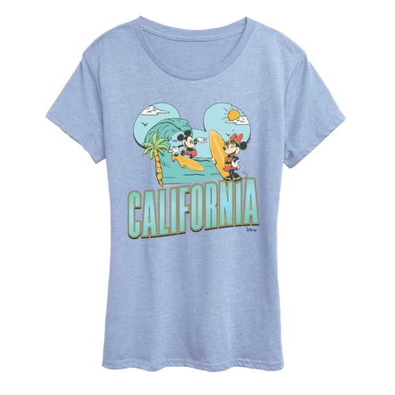 Disney - Cali Mickey Ears Women's Short Sleeve Graphic T-Shirt