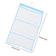 thumbnail image 2 of Raindrops Hanging Shower Bag Quick Dry Bath Storage Blue 1Pcs For Bathroom Use, 2 of 6