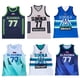 thumbnail image 2 of Camisetas de baloncesto Eslovenia 77 DONCIC Jersey Costura bordado Barato Alta Calidad Ropa deportiva al aire libre Blanco Azul Verde, 2 of 4