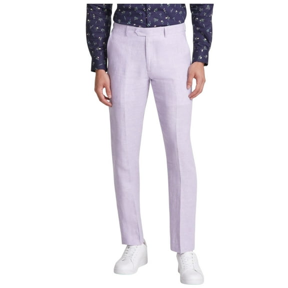 Bar Iii Mens Slim fit Dress Pants 29 / 30 Lavender Purple Solid