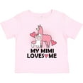 thumbnail image 3 of Inktastic My Mimi Loves Me Llama Girls Toddler T-Shirt, 3 of 5