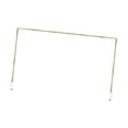 thumbnail image 3 of Soporte de barra sobre la mesa con abrazaderas, soporte de arco de mesa para ducha, decoración interior, colgante ajustable para Acción de Gracias y Dorado, 3 of 8