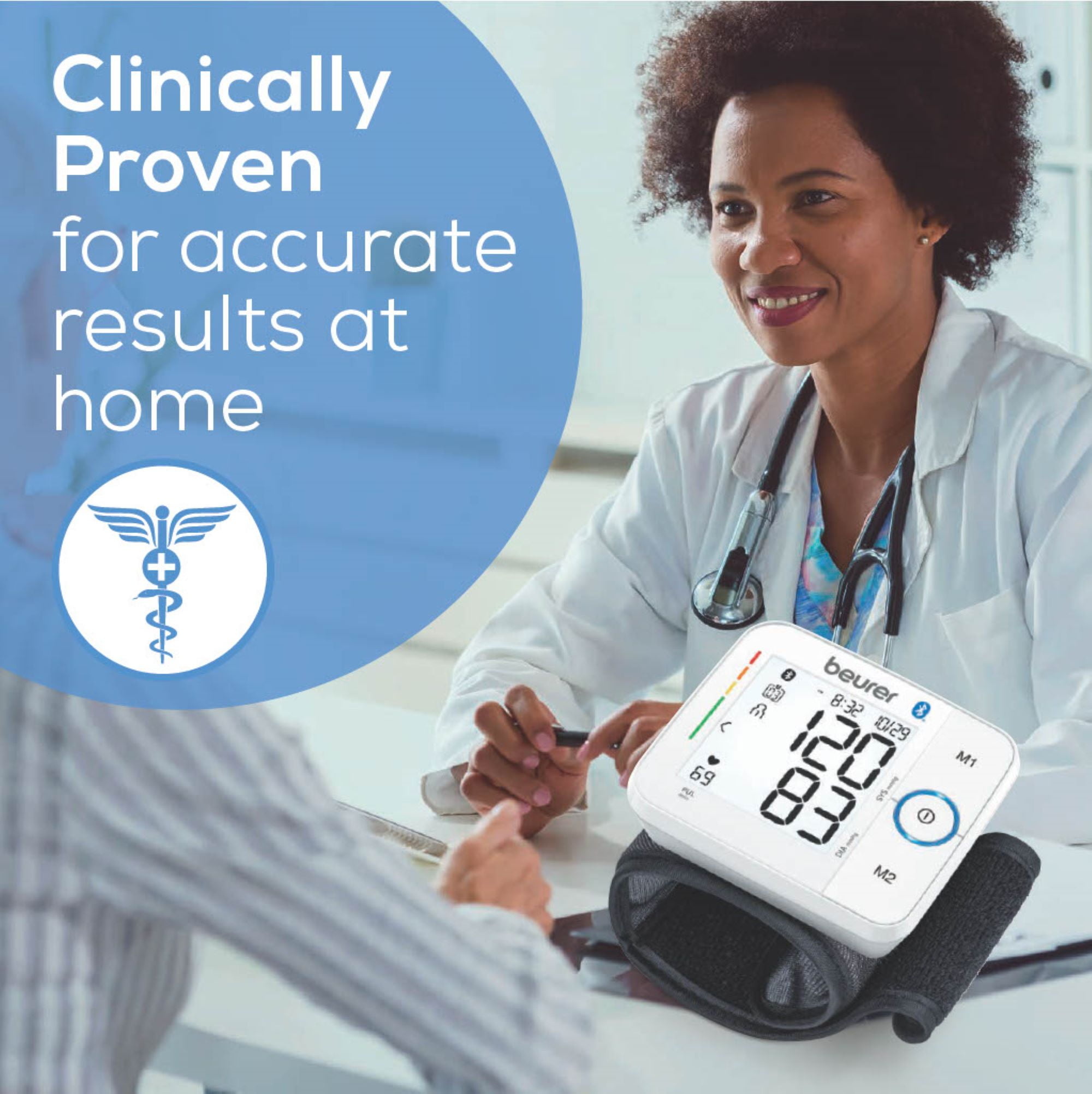 Beurer Premium 800W Wrist Blood Pressure Monitor with Bluetooth