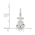 thumbnail image 5 of Auriga Fine Jewelry 925 Sterling Silver Hope, Faith, and Charity Charm Pendant for Women (L -15mm, W -7mm), 5 of 6