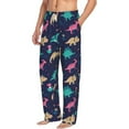 thumbnail image 2 of Xecao Cartoon Dinosaur Men's Straight Lounge Pajama Pants: The Ultimate in Comfortable Sleepwear, 2 of 9