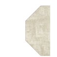 thumbnail image 2 of Dainty Home Amalfi Faux Leather Reversible 2 Pattern 15 x 15 Octagon Placemats, Set Of 4, Linen, 2 of 3