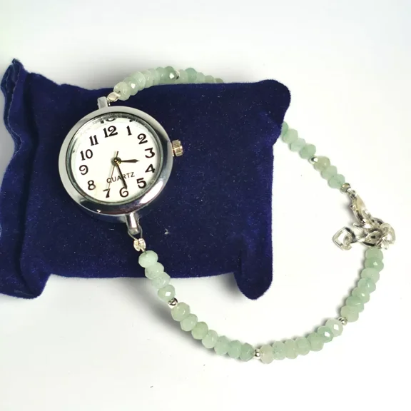 ROYALGEMSTONE Gemstone Women's Watch Vintage Watch, Purple Color Watch, Ethnic Gemstone Watch