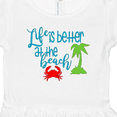 thumbnail image 4 of Inktastic Life is Better at the Beach Crab and Palm Tree Girls Toddler Dress, 4 of 5