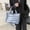 Blue, variant on Storage & Organization Women's Tote Bag Large Shoulder Bag Tote Padded Winter Handbag Space Tote Bag Feather Shoulder Bag Shopping