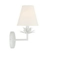 thumbnail image 2 of Trade Winds Rosalie 1-Light Wall Sconce in White, 2 of 6