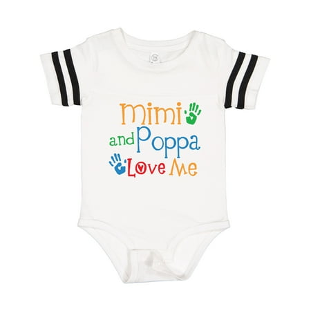 

Inktastic Mimi and Poppa Love Me Gift Baby Boy or Baby Girl Bodysuit