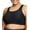 Solid Black, variant on Custom Control Sports Wirefree Bra 1166 (Women's & Women's Plus)